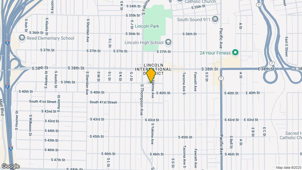 806 S 39th St Map and Location Details