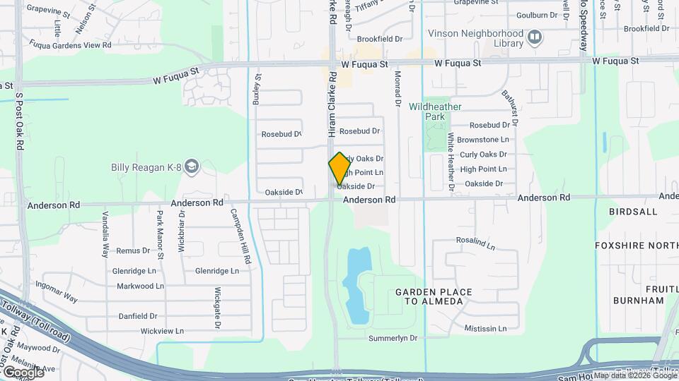 4427 Oakside Dr Map and Location Details