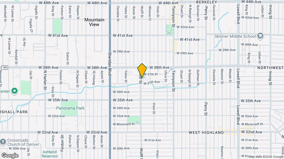 3744 Wolff St Map and Location Details