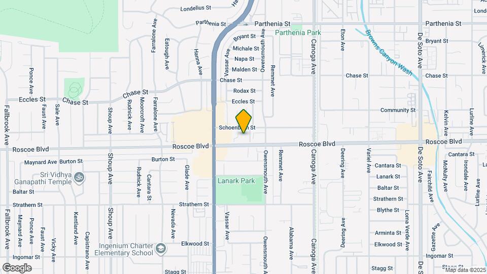 21800 Schoenborn St, Unit 217 Map and Location Details