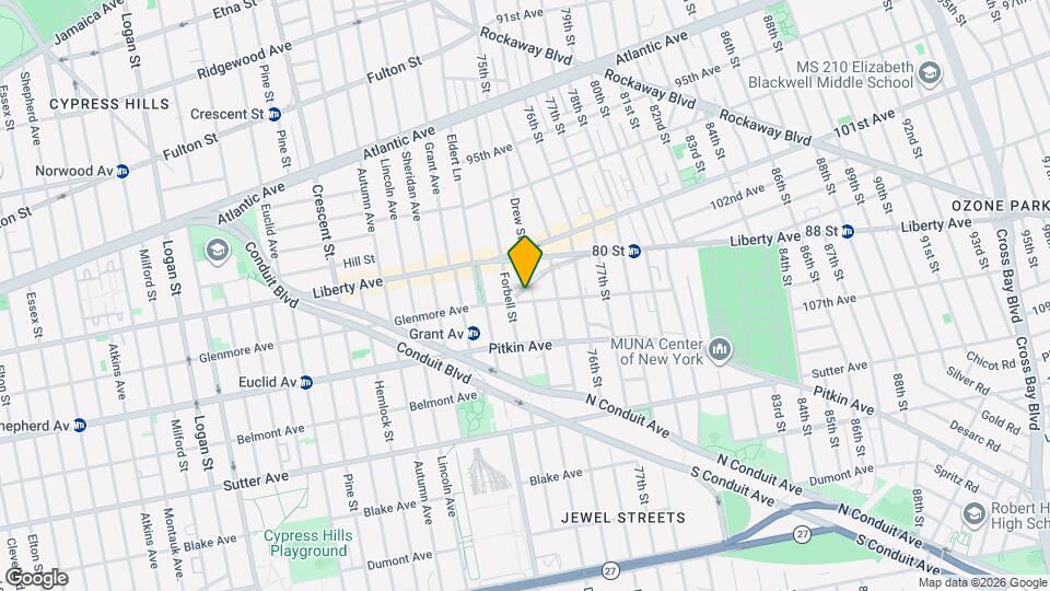 1233 Glenmore Ave Map and Location Details