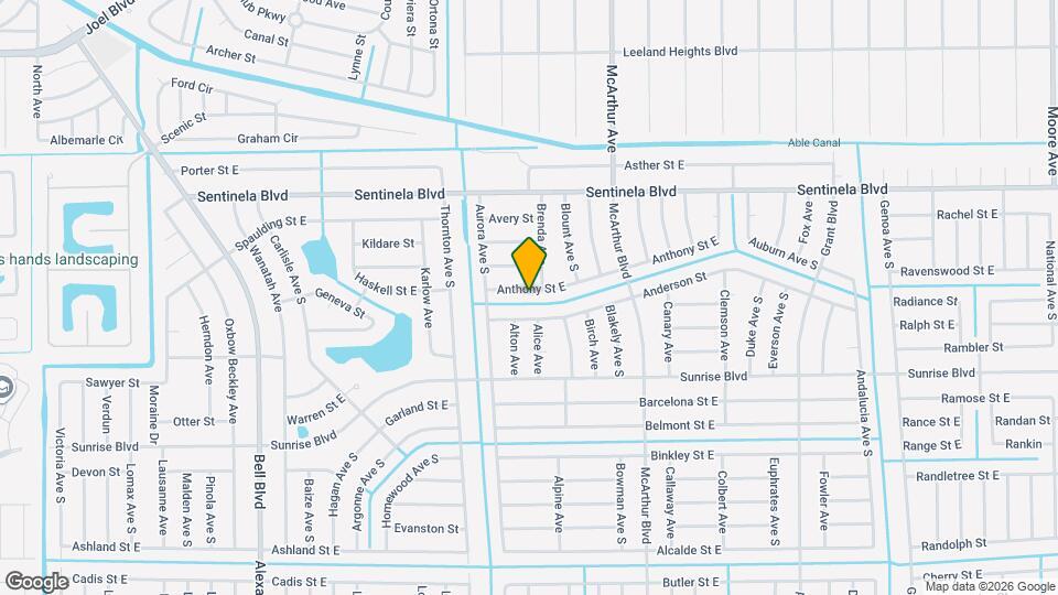 920 Anthony St E Map and Location Details