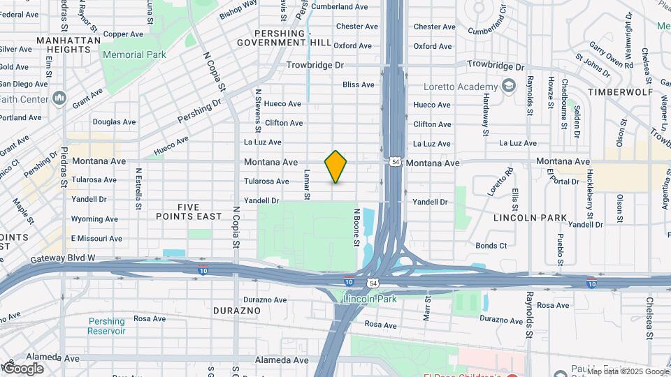 4000-4002 Tularosa Ave Mapa y Detalles de la Ubicación
