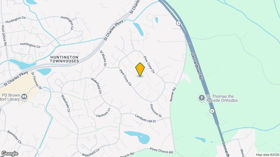 3646 Lightner Ct Map and Location Details