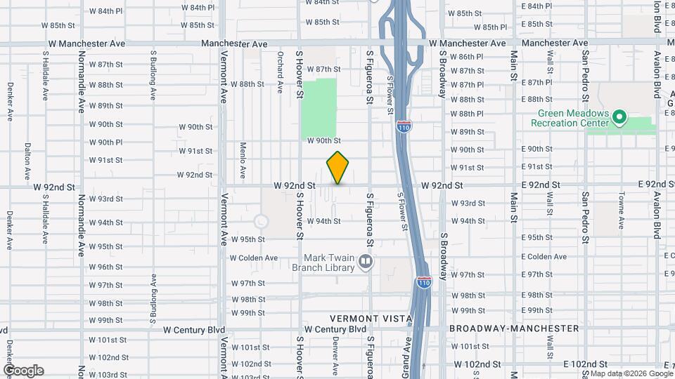 556 W 92nd St Mapa y Detalles de la Ubicación