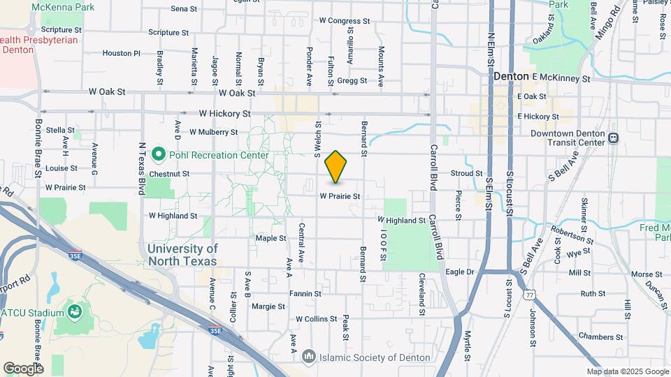 1000 W Prairie St Map and Location Details