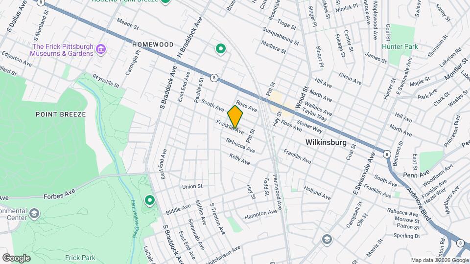 424 Franklin Ave, Unit 1 Mapa y Detalles de la Ubicación