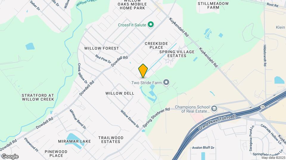 8411 Creekside Timbers Dr Map and Location Details