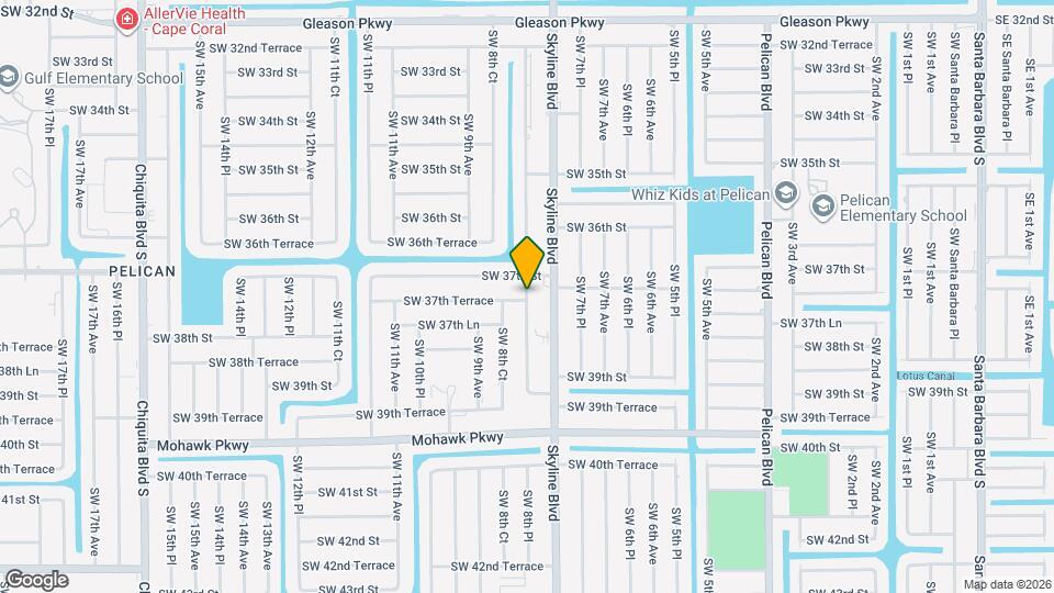 3429 SW 8th Pl Map and Location Details