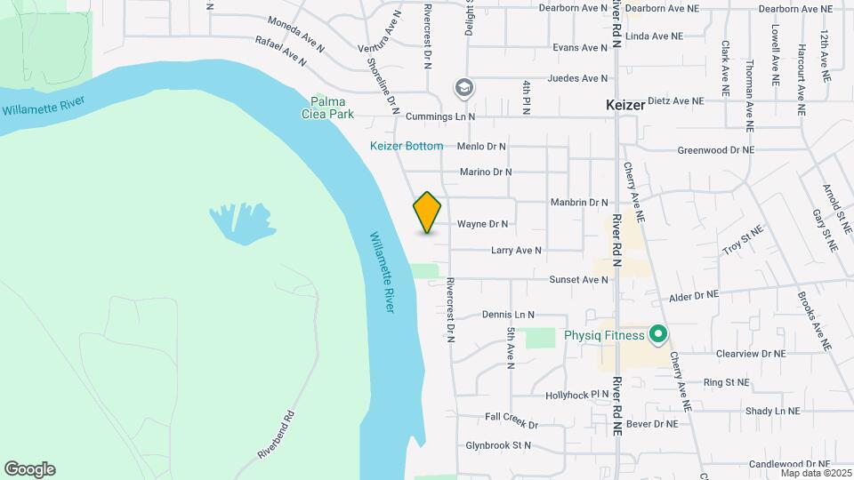 4135 Rivercrest Dr N Map and Location Details