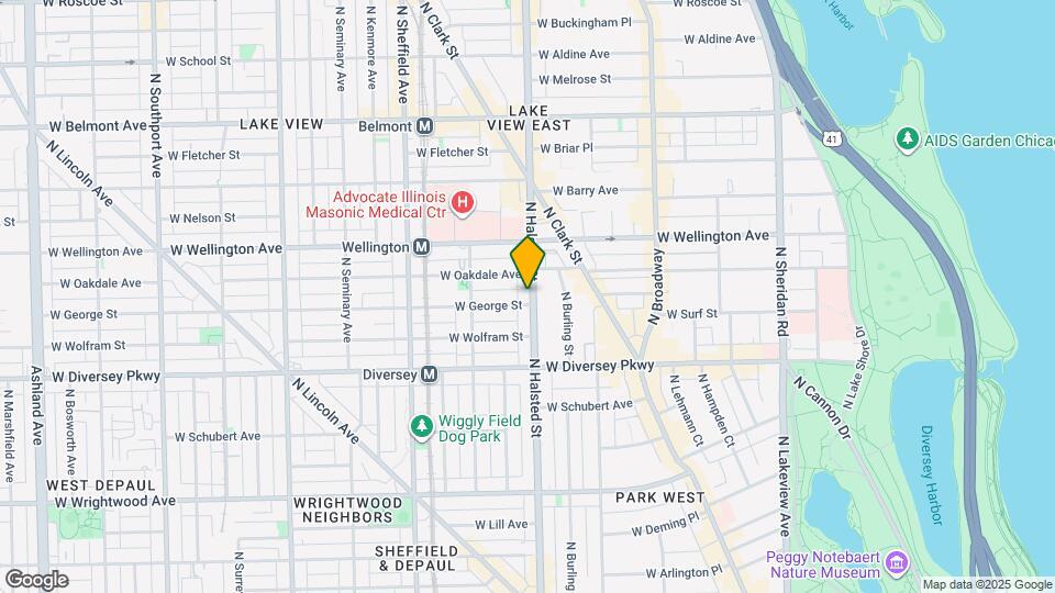 2912 N Halsted St Map and Location Details