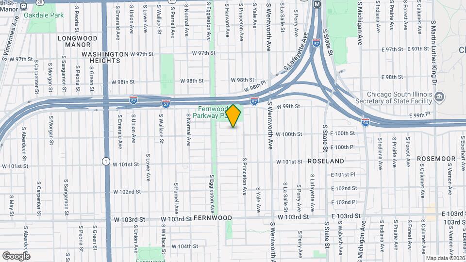 332 W 100th St Map and Location Details