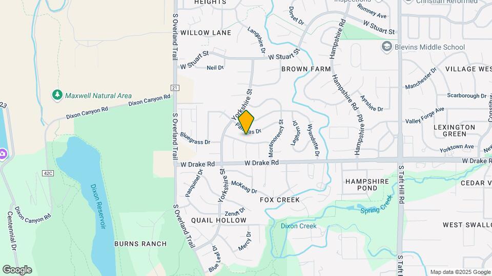 2800 Bluegrass Dr Map and Location Details
