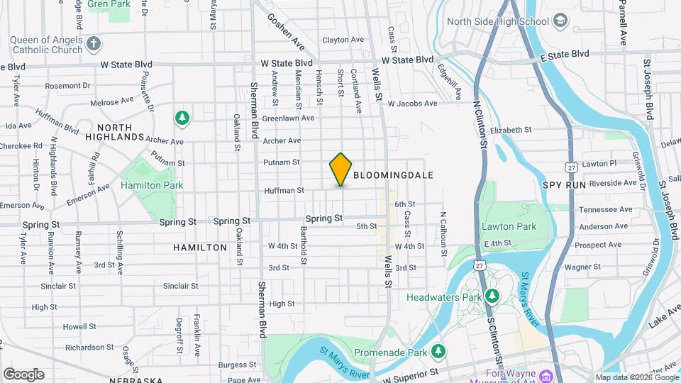 603 Huffman St, Unit 603 Huffman Map and Location Details