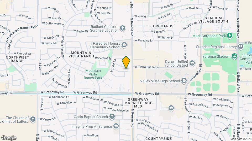 15512 W Marconi Ave Map and Location Details
