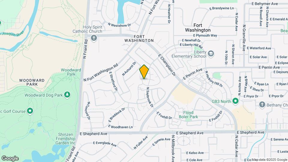 9439 N Saybrook Dr Map and Location Details