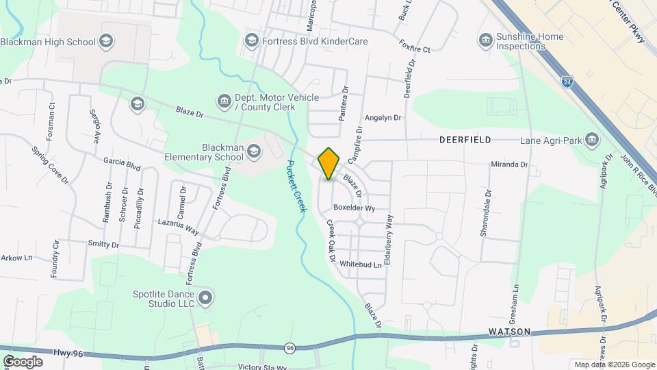 233 Campfire Dr Map and Location Details
