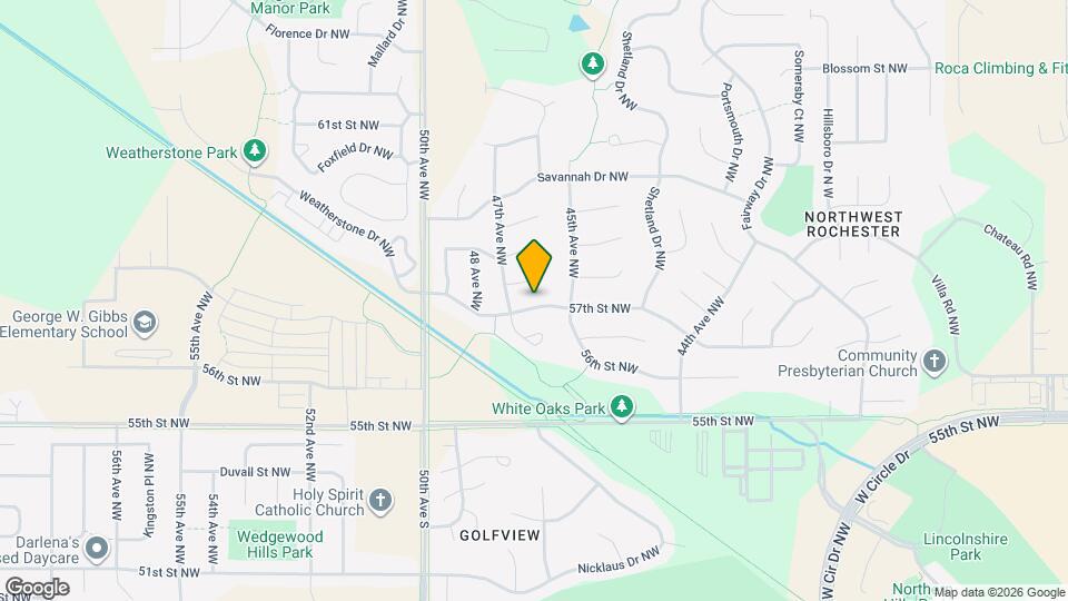 4603 57th St NW Map and Location Details