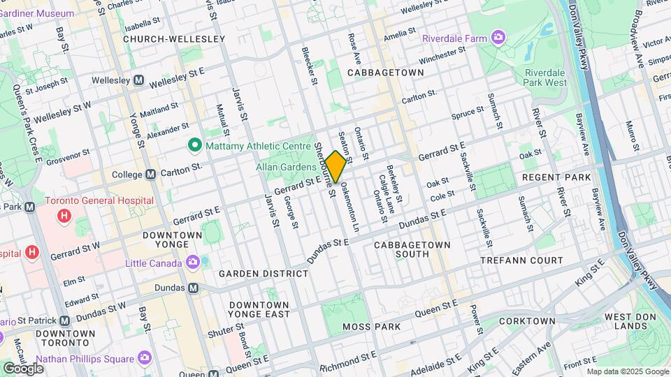 293 Sherbourne St Map and Location Details