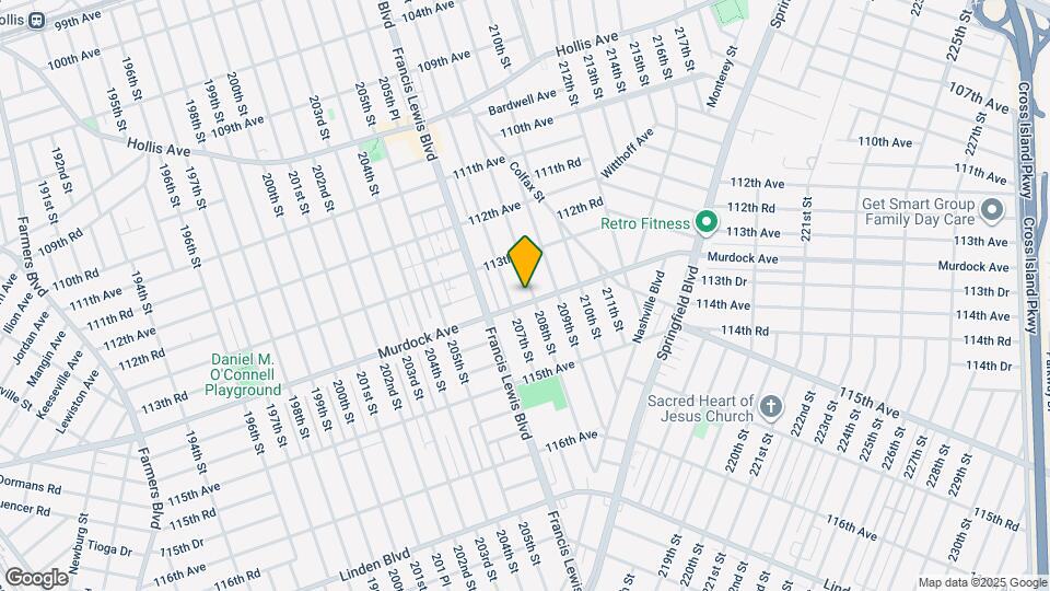 113-42 208th St Mapa y Detalles de la Ubicación