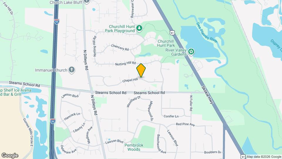 5495 Chapel Hill Map and Location Details