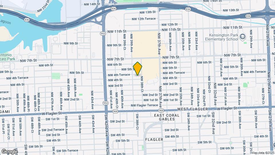 3889 NW 4th St Map and Location Details