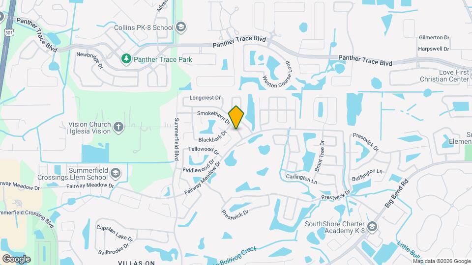 11507 Smokethorn Dr Map and Location Details