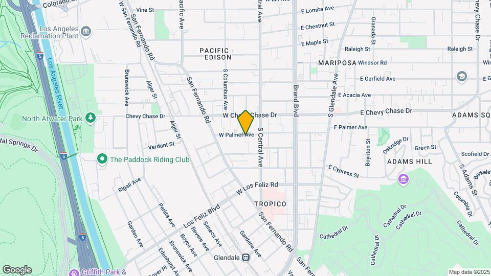 328 W Palmer Ave Mapa y Detalles de la Ubicación