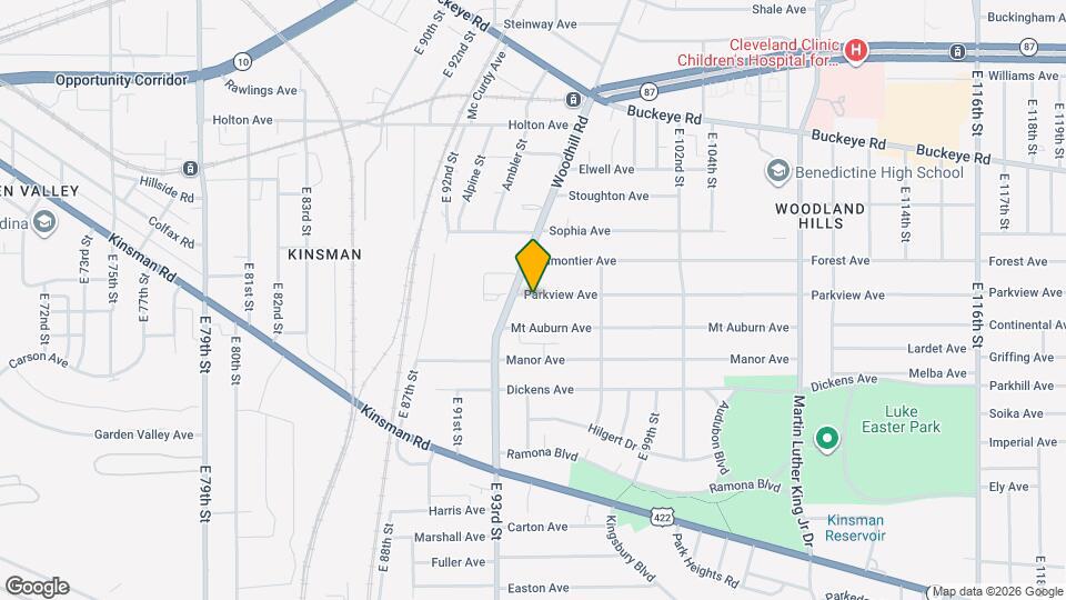 9418 Parkview Ave Mapa y Detalles de la Ubicación