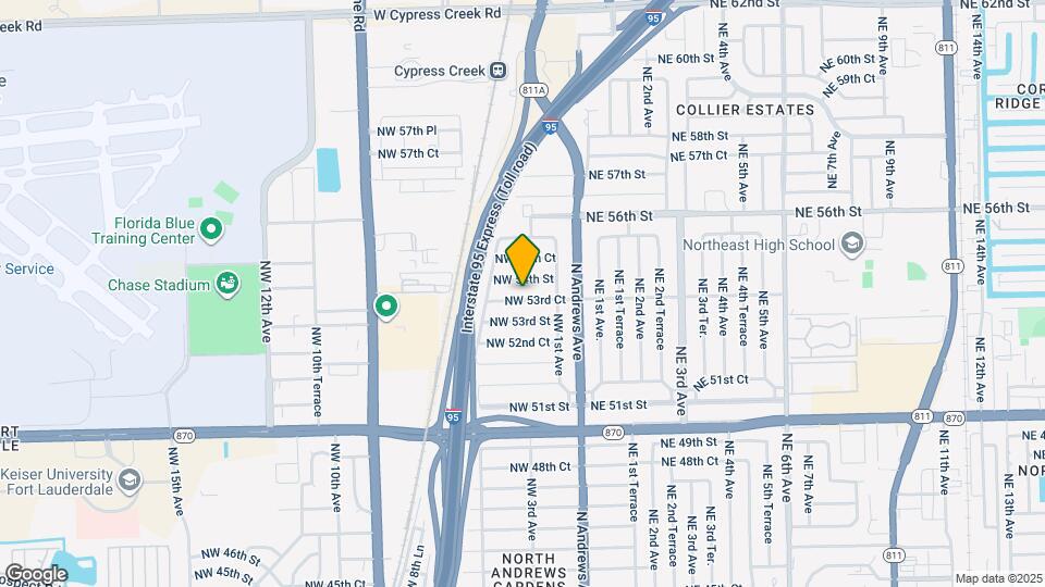 301 NW 53rd Ct Map and Location Details