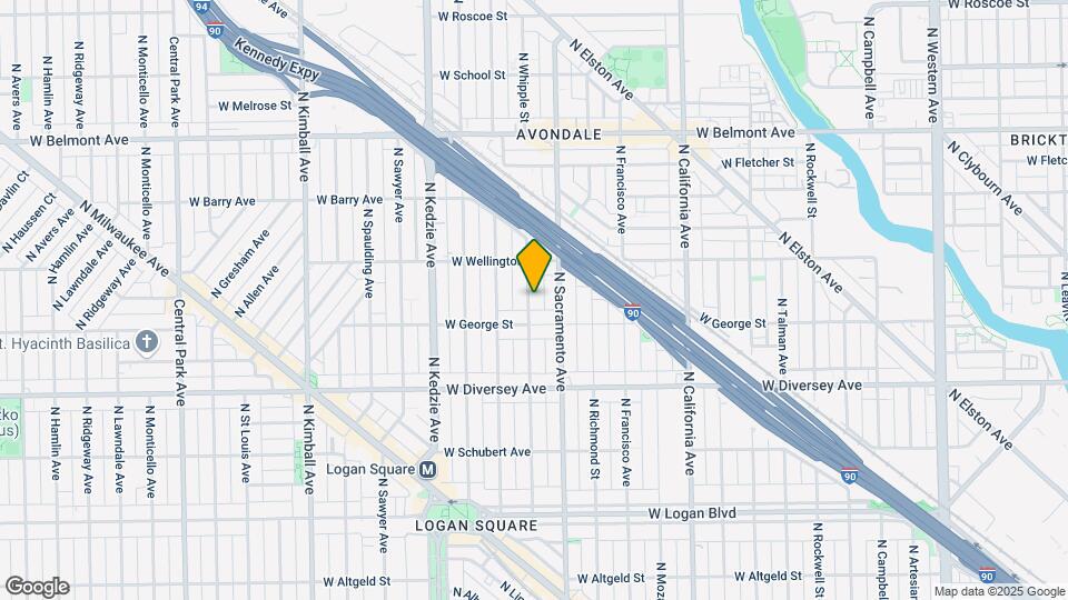 2923 N Whipple St Map and Location Details