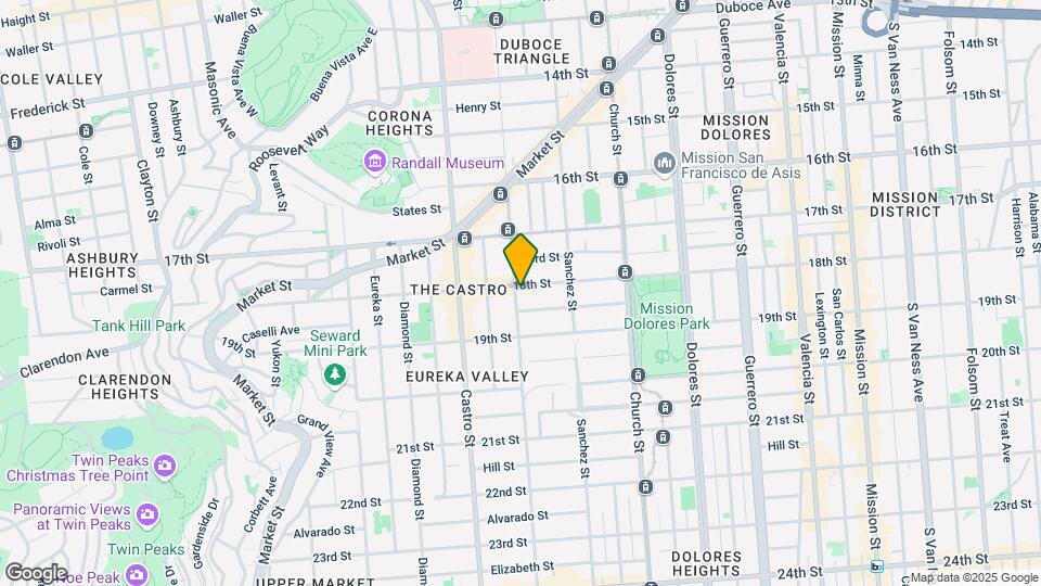 501 Noe St Mapa y Detalles de la Ubicación