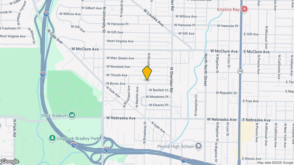 903 W Brons Ave Map and Location Details