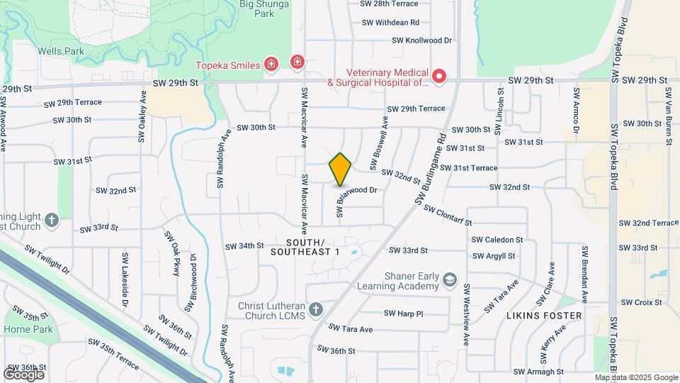 2010 SW Briarwood Dr Map and Location Details