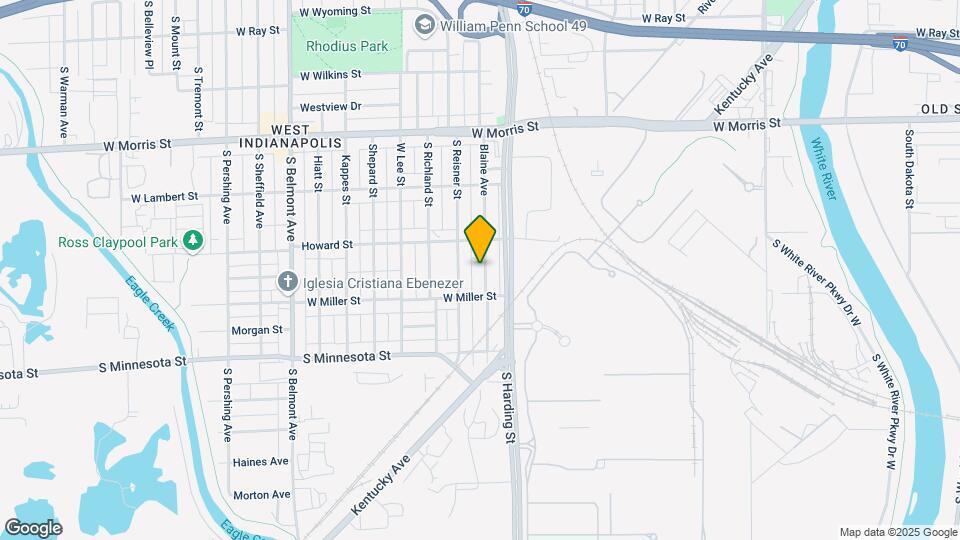 1438 Blaine Ave Map and Location Details