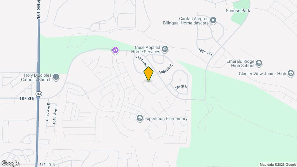 18512 112th Ave E Map and Location Details