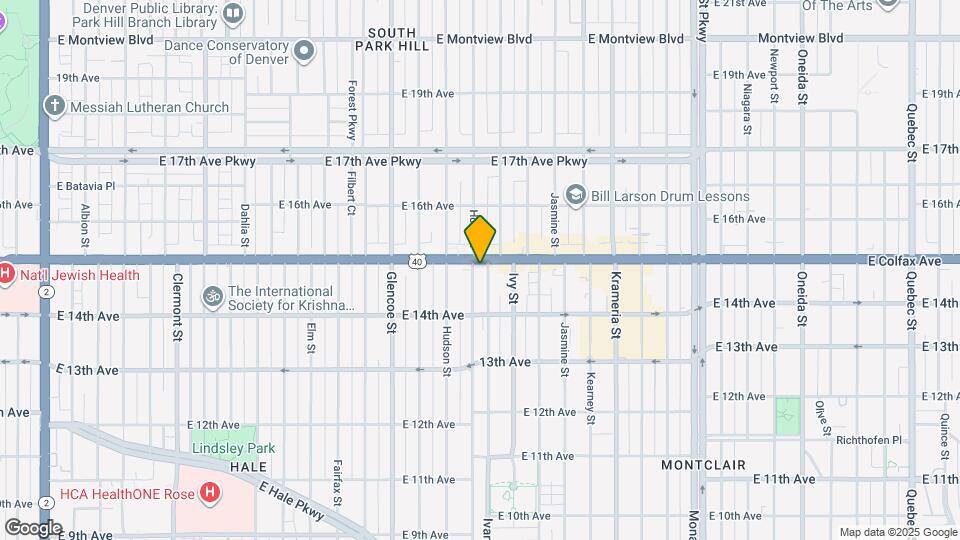 1479 Ivanhoe St Map and Location Details