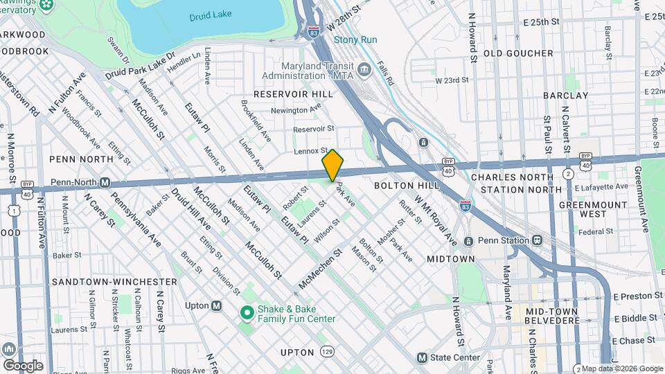 210 Laurens St Mapa y Detalles de la Ubicación