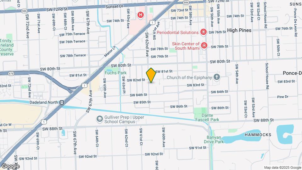 8235 SW 62nd Ave Map and Location Details