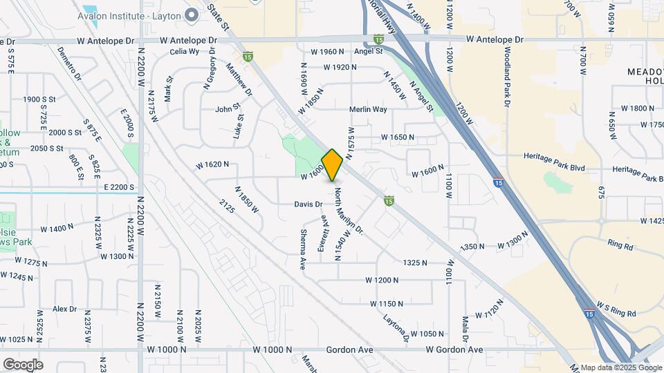 1525 N Marilyn Dr-Unit -Unit K Map and Location Details