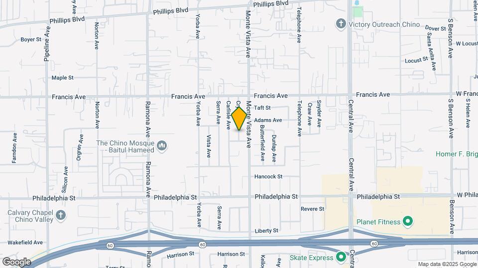 11857 Crystal Ave Map and Location Details