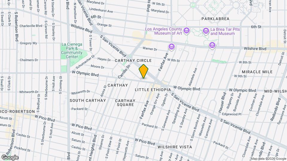 6143 W Olympic Blvd Map and Location Details