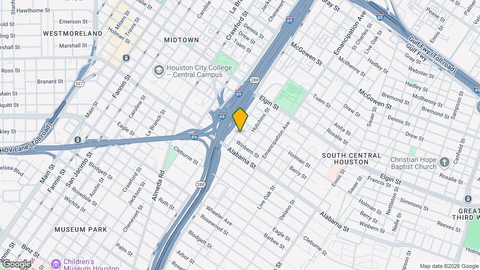 2108 Berry St, Unit B Map and Location Details