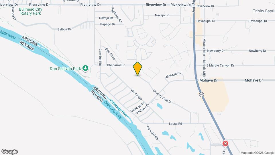 2531 Country Club Dr Map and Location Details