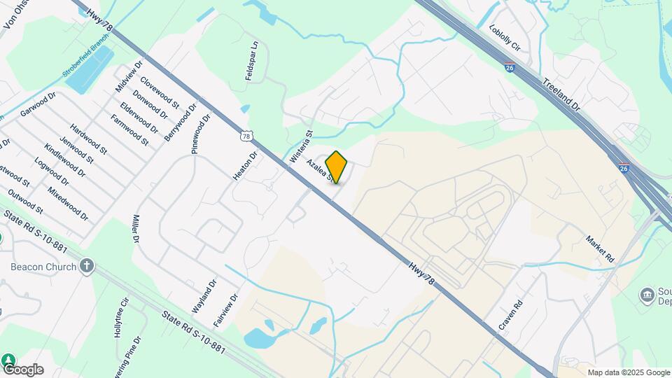 102 Magnolia St Map and Location Details