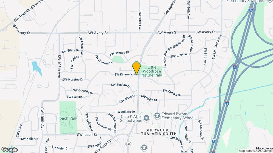 9370 SW Killarney Ln Map and Location Details