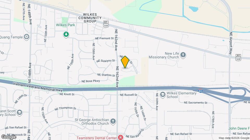 16305 NE Fargo Ct Map and Location Details