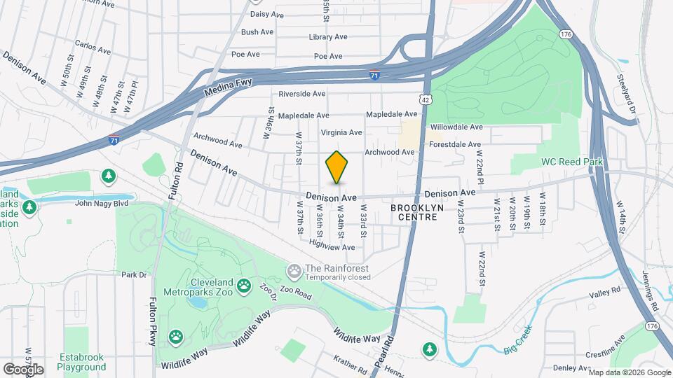 3820 W 34th St Map and Location Details