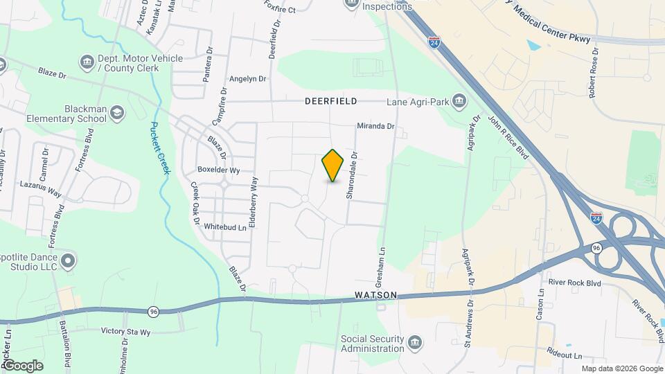 436 Nightcap Ln Map and Location Details