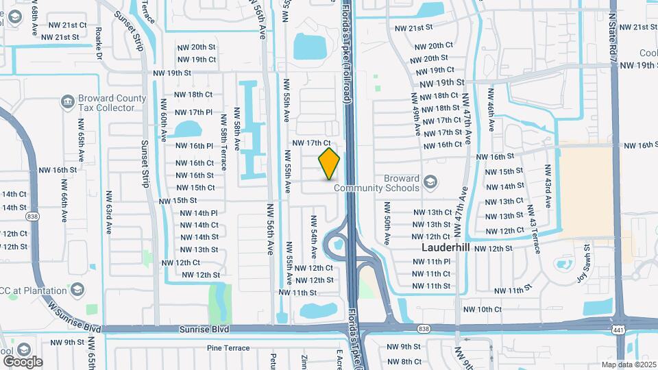 5210 NW 16th St Map and Location Details